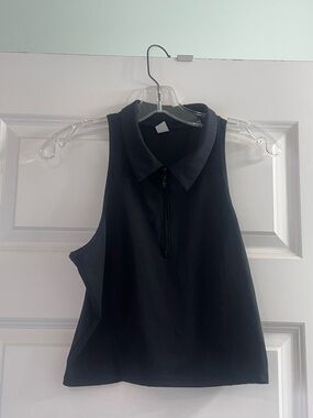 Old Navy PowerSoft Go‑Dry Sleeveless Athletic Halter Top